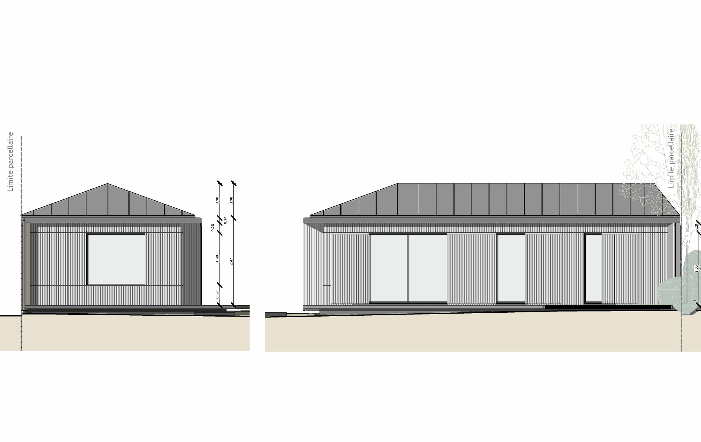 Élévations et façades