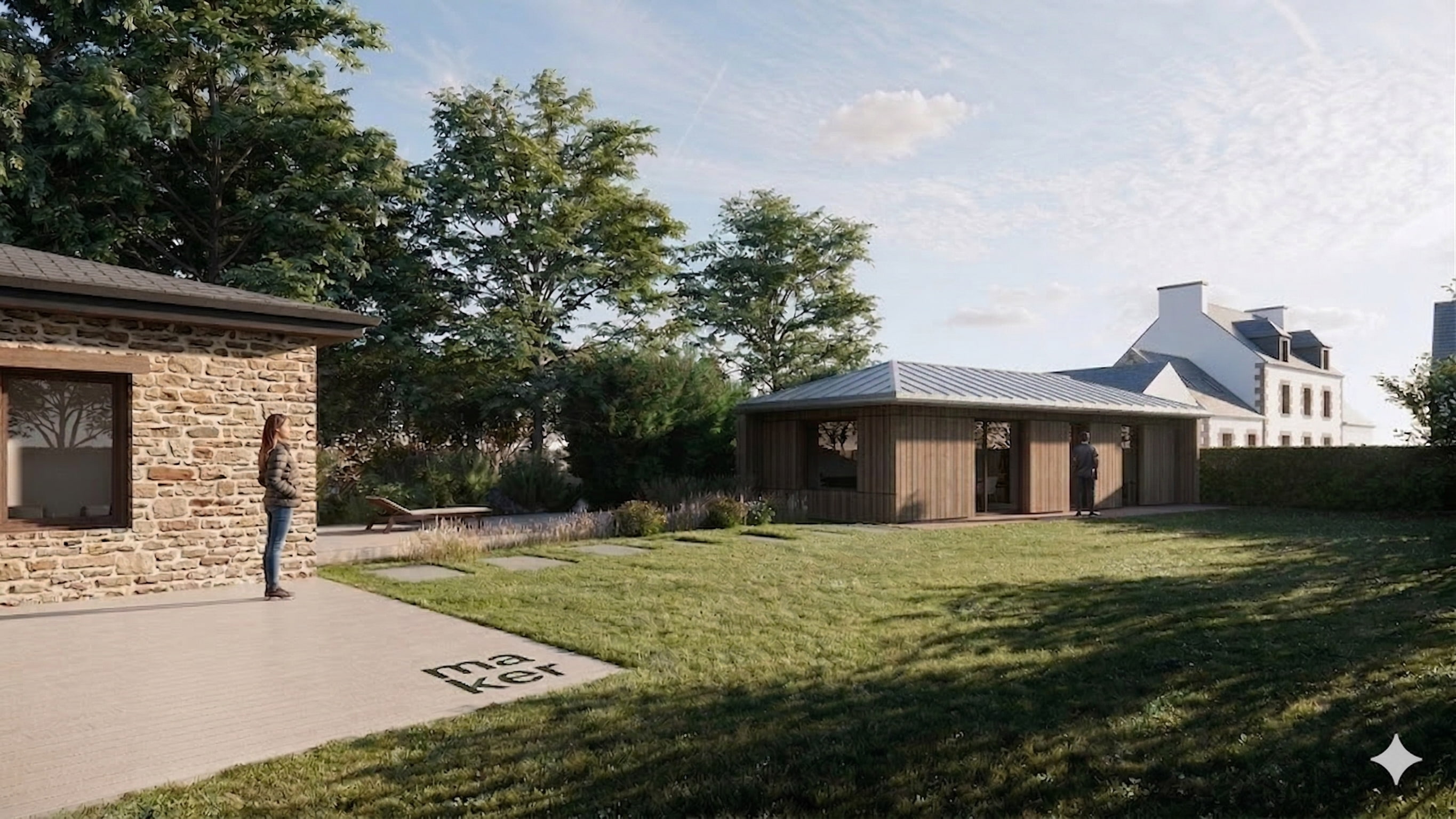 Seconde perspective intérieure de l'annexe