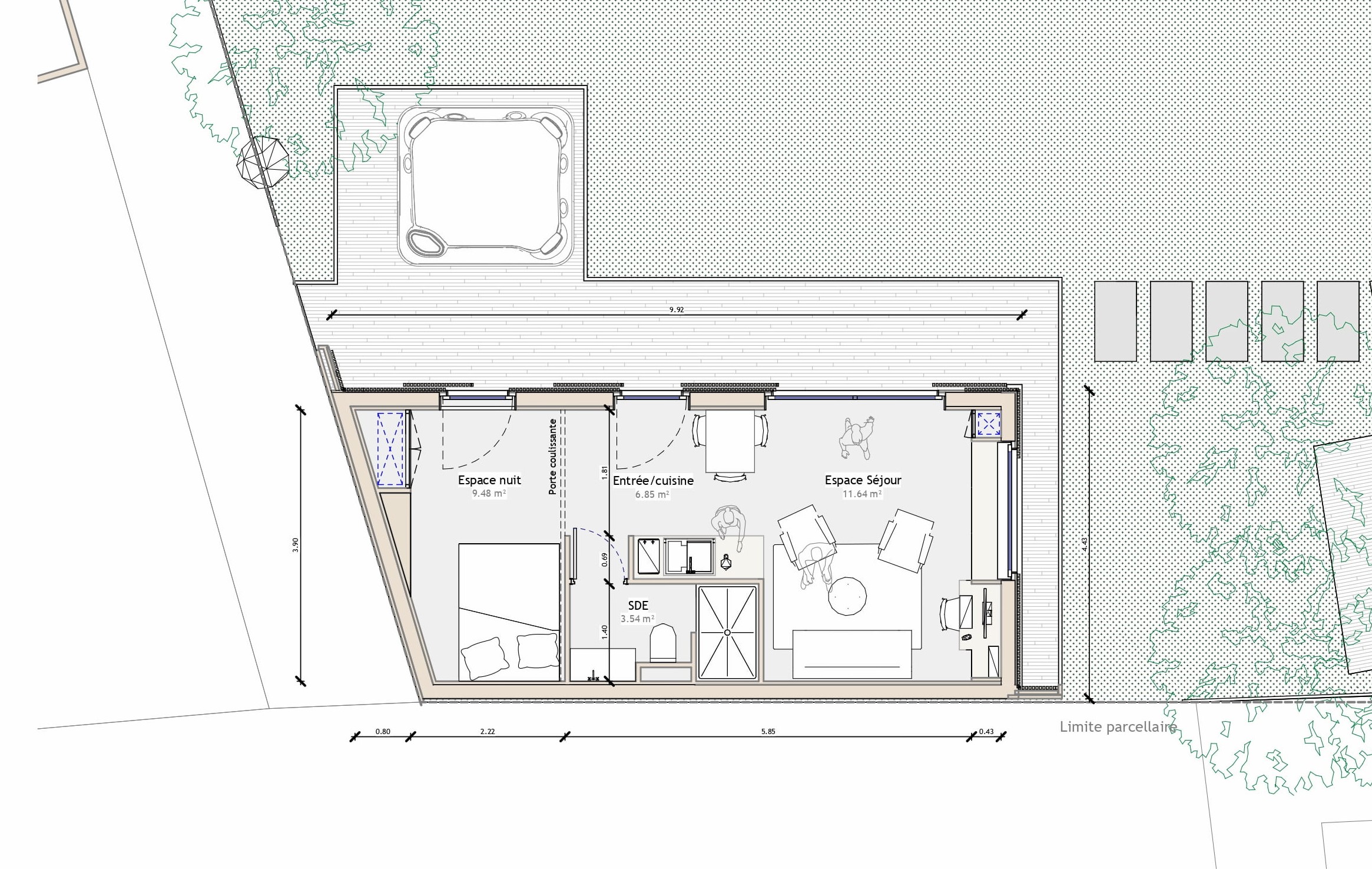 Plan du rez-de-chaussée