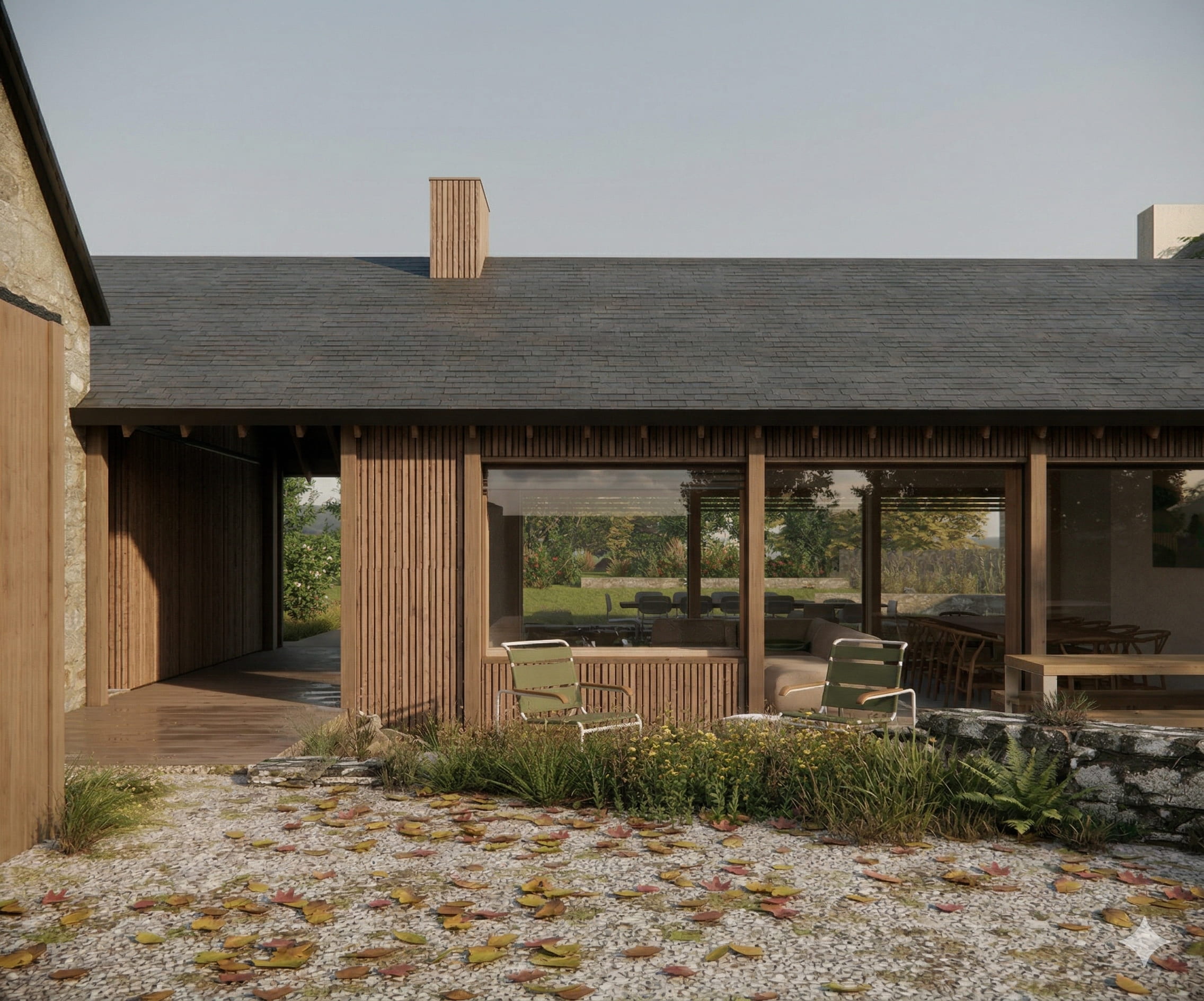 Détail de la façade